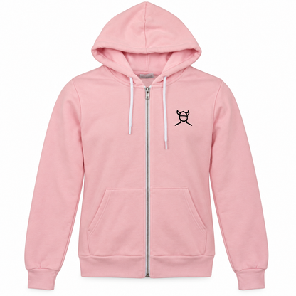 Women’s Vyking Warrior Pink Zip-Up Hoodie